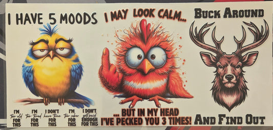 5 moods